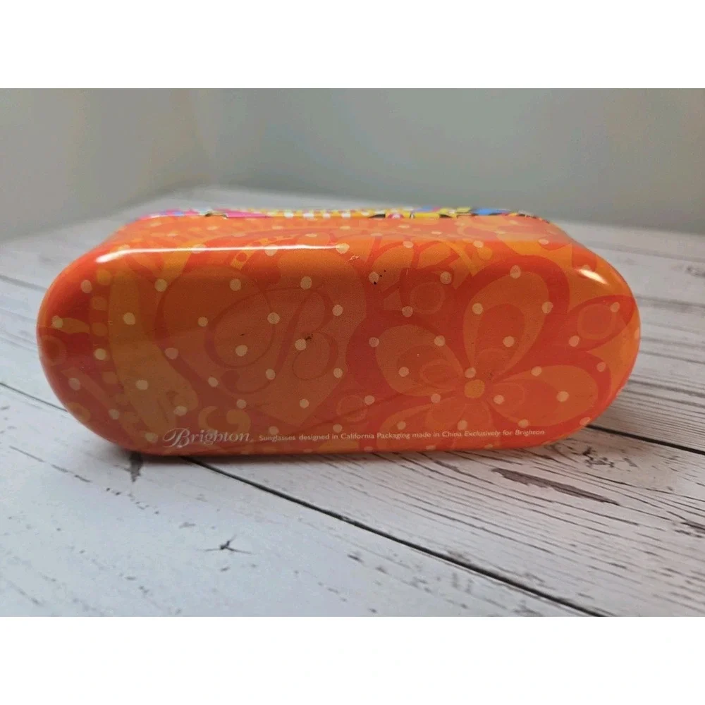 Brighton Floral Metal Eyeglasses / Sunglasses Case **CASE ONLY**